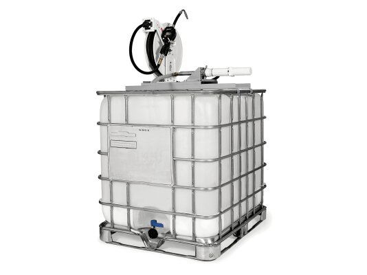 Комплект с насосом Pumpmaster 2 (3:1) с катушкой, для контейнеров 1000 л, монтаж сверху Samoa арт. 454694
