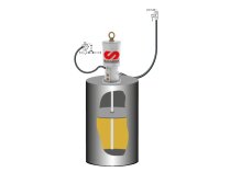 Комплект с насосом для консистентной смазки PumpMaster 6 для бочек 185 кг Samoa арт. 429900