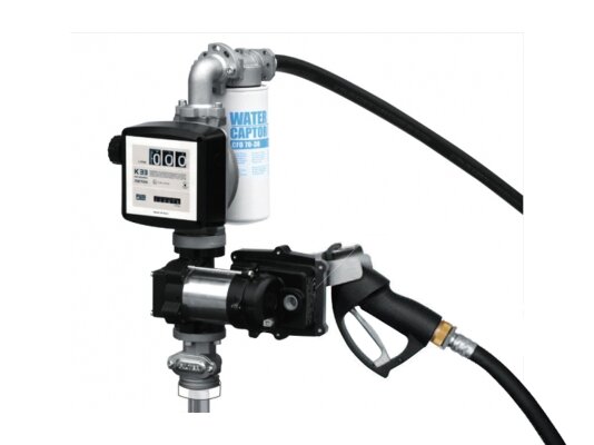 Заправочная колонка Piusi DRUM EX50 12V DC K33 ATEX с кабелем питания + ручной пистолет, арт: F0037502A
